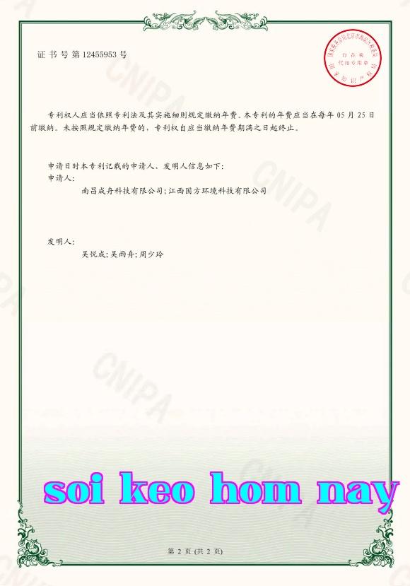 Bằng khen bằng sáng chế